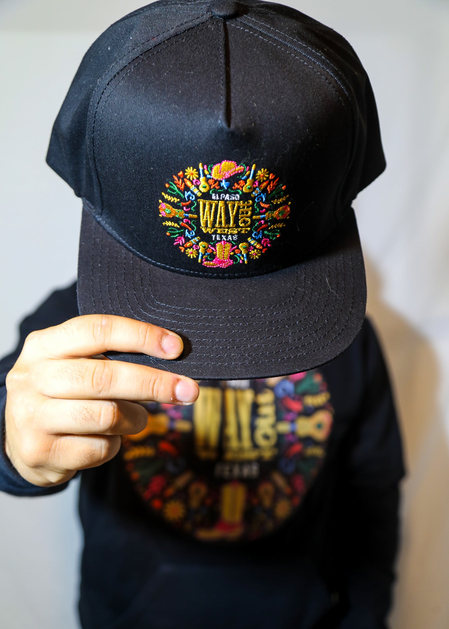 Embroidered WOW Black Trucker Hat