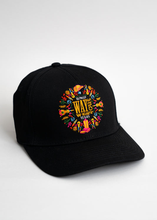 Embroidered WOW Black Trucker Hat